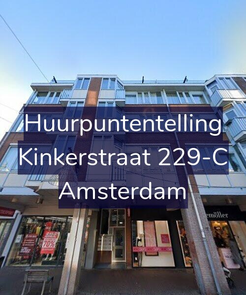 Foto gevel Huurpuntentelling voor Kinkerstraat 229-C, Amsterdam