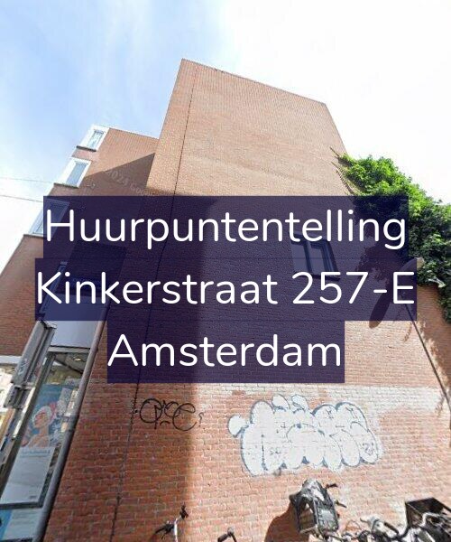 Foto gevel Huurpuntentelling voor Kinkerstraat 257-E, Amsterdam