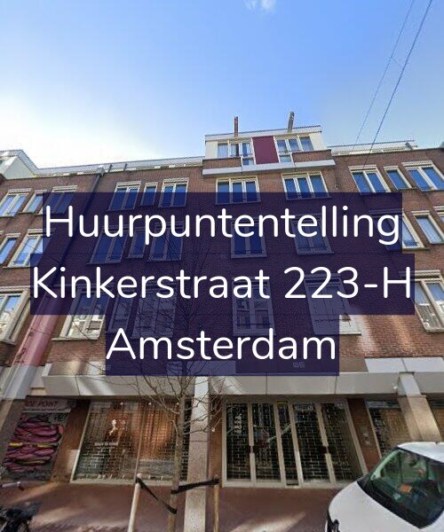 Foto gevel Huurpuntentelling voor Kinkerstraat 223-H, Amsterdam