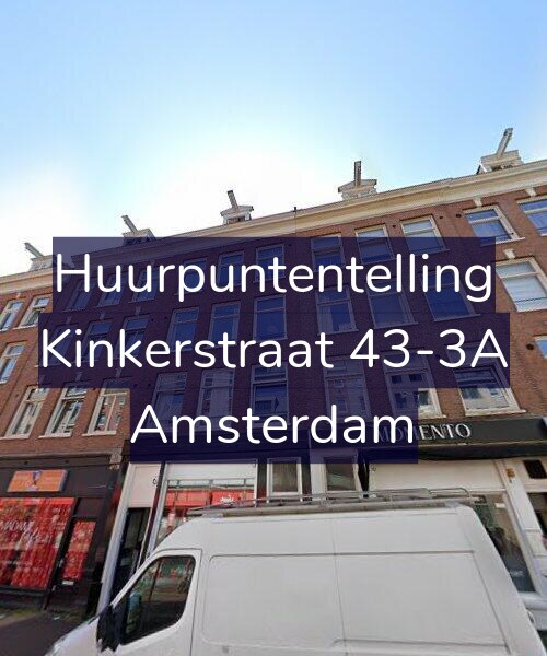 Foto gevel Huurpuntentelling voor Kinkerstraat 43-3A, Amsterdam