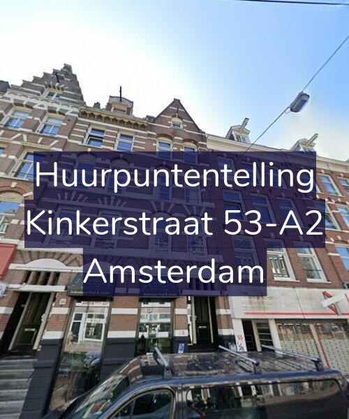 Foto gevel Huurpuntentelling voor Kinkerstraat 53-A2, Amsterdam