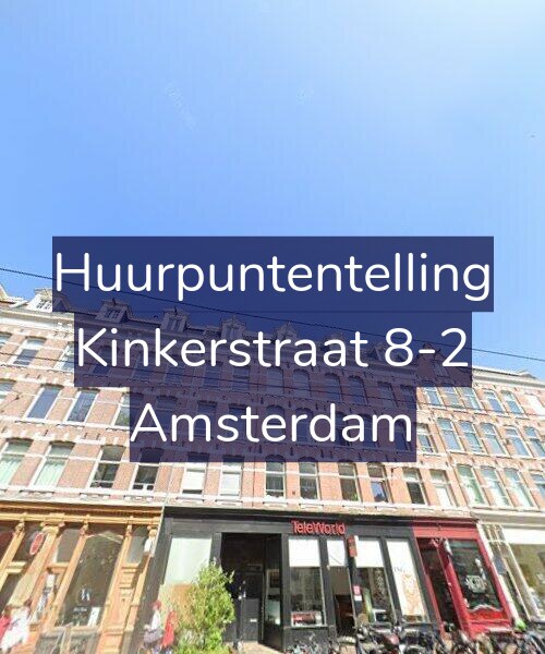 Foto gevel Huurpuntentelling voor Kinkerstraat 8-2, Amsterdam