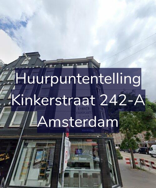 Foto gevel Huurpuntentelling voor Kinkerstraat 242-A, Amsterdam