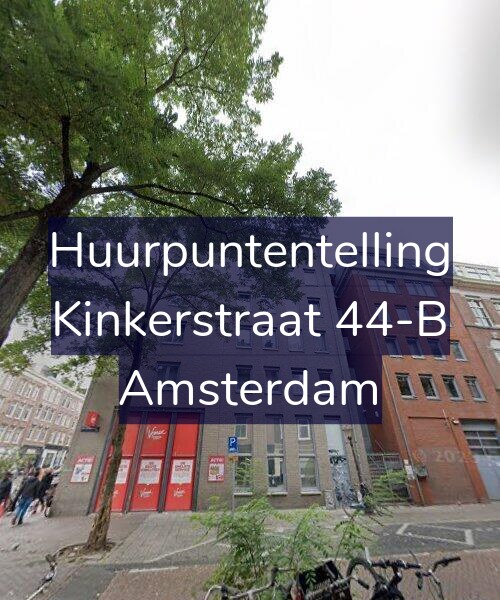 Foto gevel Huurpuntentelling voor Kinkerstraat 44-B, Amsterdam