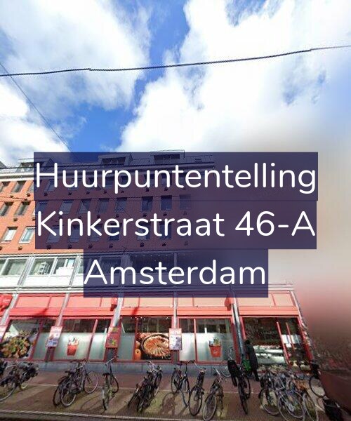 Foto gevel Huurpuntentelling voor Kinkerstraat 46-A, Amsterdam