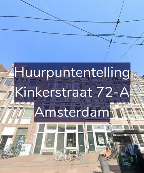 Foto gevel Huurpuntentelling voor Kinkerstraat 72-A, Amsterdam