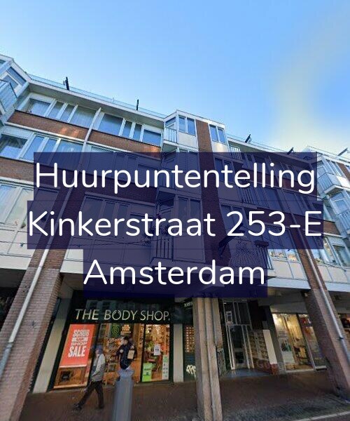 Foto gevel Huurpuntentelling voor Kinkerstraat 253-E, Amsterdam