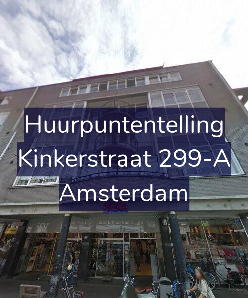 Foto gevel Huurpuntentelling voor Kinkerstraat 299-A, Amsterdam