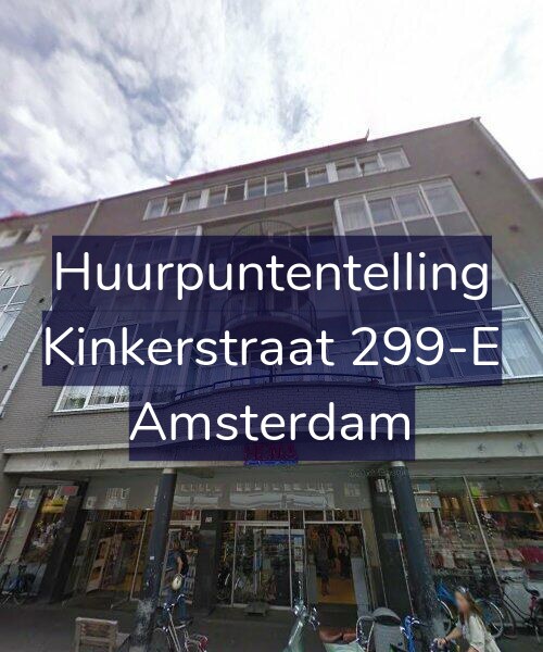 Foto gevel Huurpuntentelling voor Kinkerstraat 299-E, Amsterdam