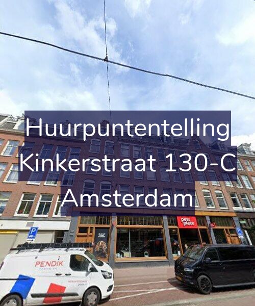 Foto gevel Huurpuntentelling voor Kinkerstraat 130-C, Amsterdam