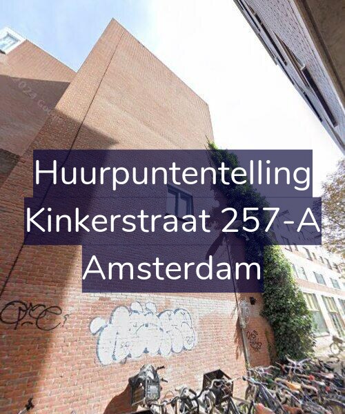 Foto gevel Huurpuntentelling voor Kinkerstraat 257-A, Amsterdam