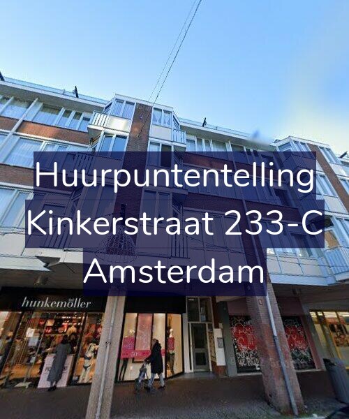 Foto gevel Huurpuntentelling voor Kinkerstraat 233-C, Amsterdam