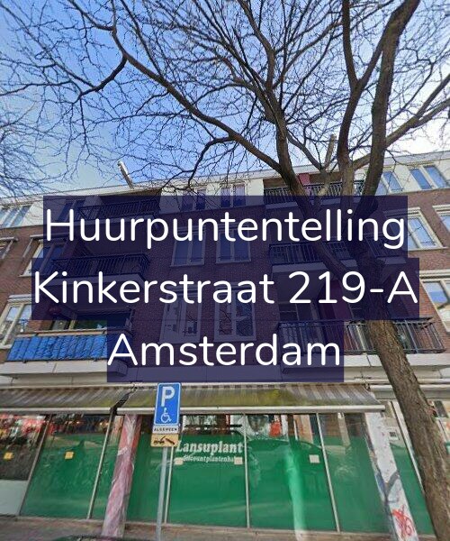 Foto gevel Huurpuntentelling voor Kinkerstraat 219-A, Amsterdam