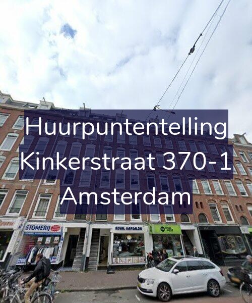 Foto gevel Huurpuntentelling voor Kinkerstraat 370-1, Amsterdam