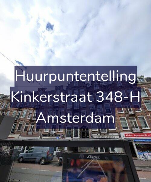 Foto gevel Huurpuntentelling voor Kinkerstraat 348-H, Amsterdam