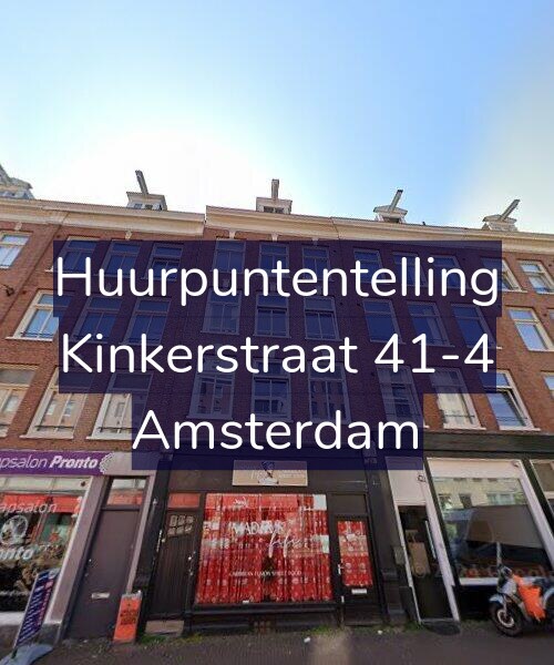 Foto gevel Huurpuntentelling voor Kinkerstraat 41-4, Amsterdam