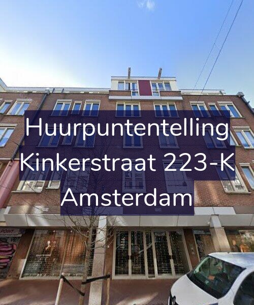 Foto gevel Huurpuntentelling voor Kinkerstraat 223-K, Amsterdam