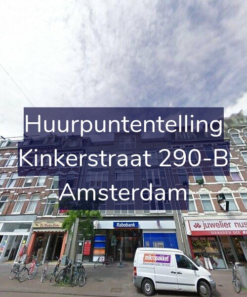 Foto gevel Huurpuntentelling voor Kinkerstraat 290-B, Amsterdam