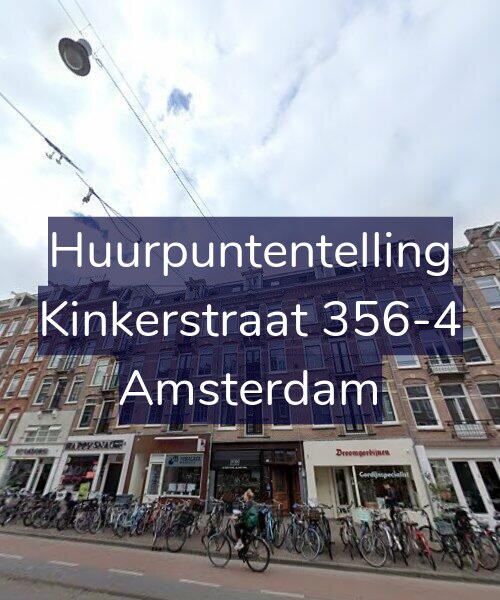 Foto gevel Huurpuntentelling voor Kinkerstraat 356-4, Amsterdam