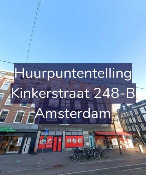 Foto gevel Huurpuntentelling voor Kinkerstraat 248-B, Amsterdam
