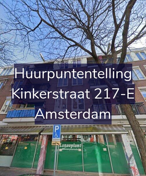 Foto gevel Huurpuntentelling voor Kinkerstraat 217-E, Amsterdam