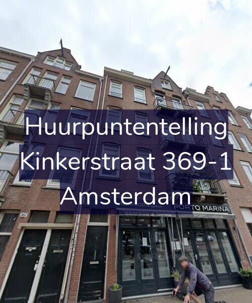 Foto gevel Huurpuntentelling voor Kinkerstraat 369-1, Amsterdam