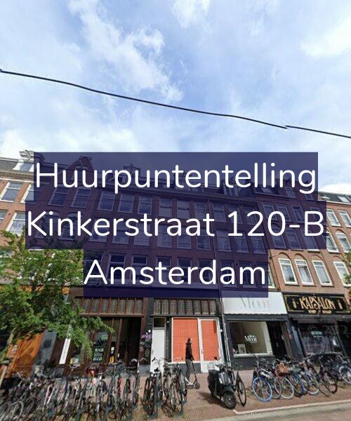 Foto gevel Huurpuntentelling voor Kinkerstraat 120-B, Amsterdam