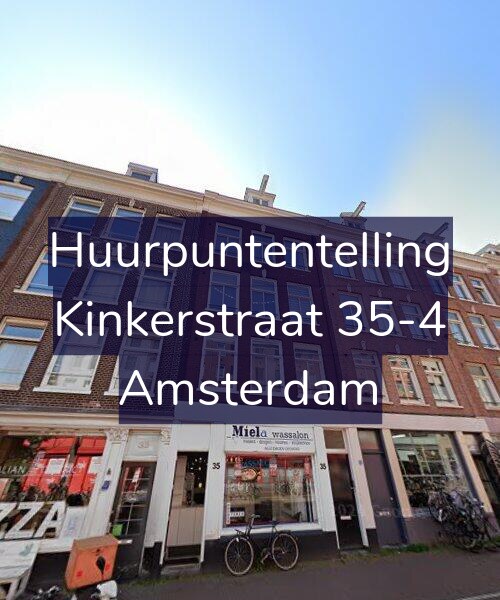 Foto gevel Huurpuntentelling voor Kinkerstraat 35-4, Amsterdam