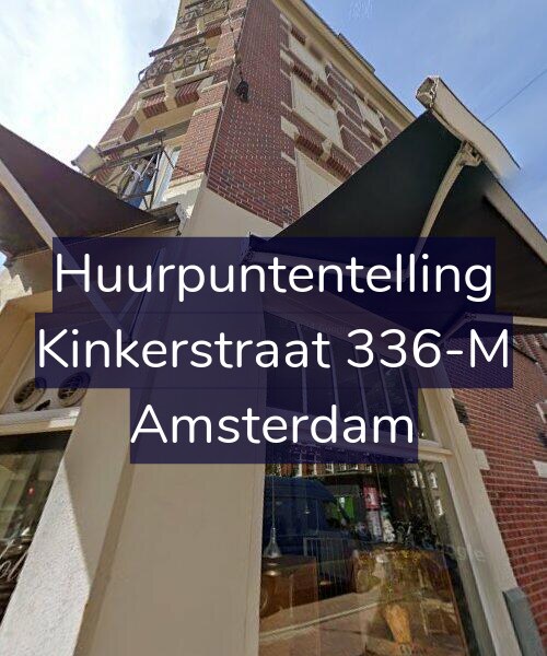 Foto gevel Huurpuntentelling voor Kinkerstraat 336-M, Amsterdam