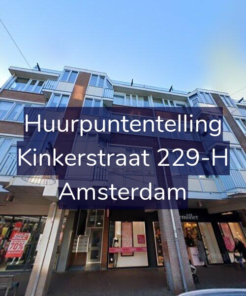Foto gevel Huurpuntentelling voor Kinkerstraat 229-H, Amsterdam