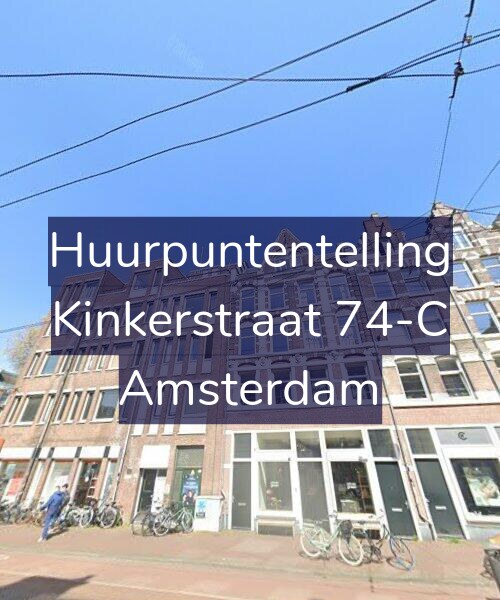 Foto gevel Huurpuntentelling voor Kinkerstraat 74-C, Amsterdam