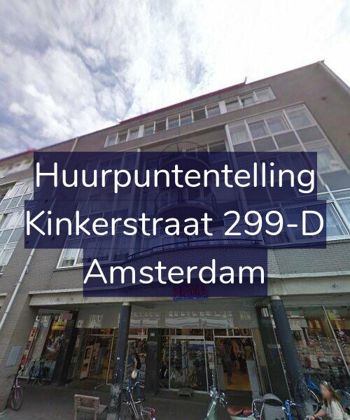 Foto gevel Huurpuntentelling voor Kinkerstraat 299-D, Amsterdam