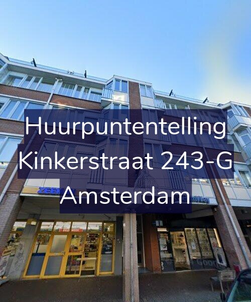 Foto gevel Huurpuntentelling voor Kinkerstraat 243-G, Amsterdam