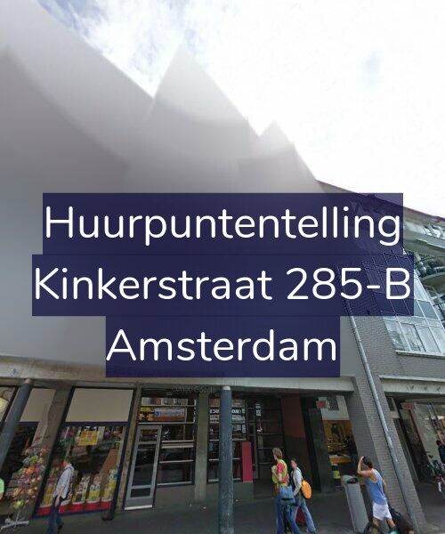 Foto gevel Huurpuntentelling voor Kinkerstraat 285-B, Amsterdam