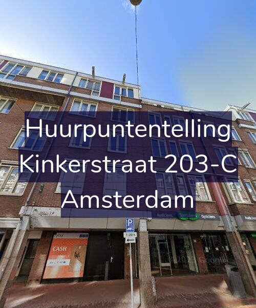 Foto gevel Huurpuntentelling voor Kinkerstraat 203-C, Amsterdam