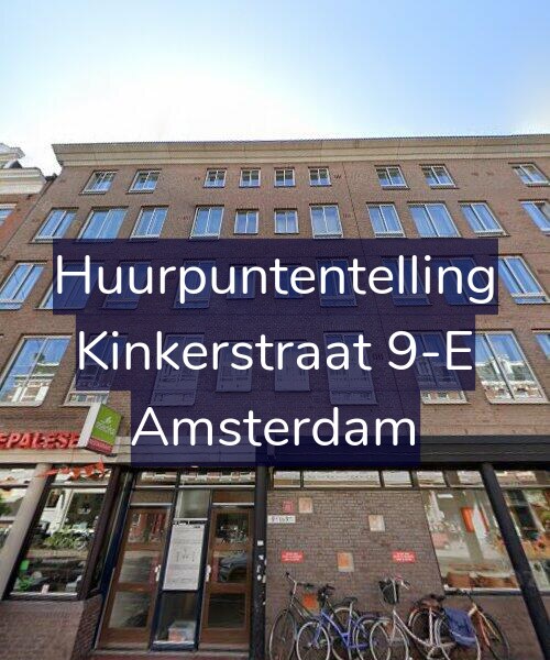 Foto gevel Huurpuntentelling voor Kinkerstraat 9-E, Amsterdam