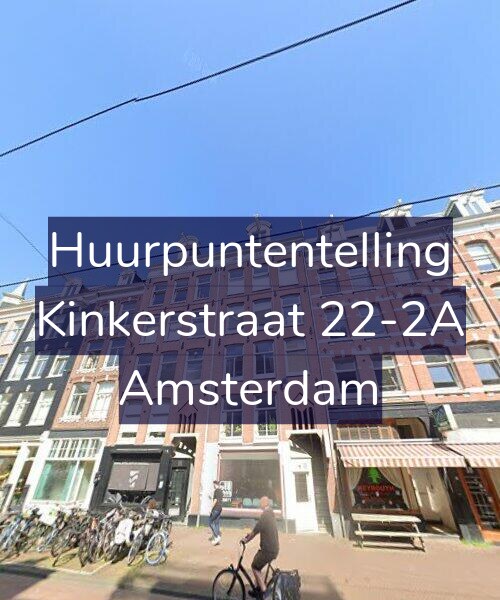 Foto gevel Huurpuntentelling voor Kinkerstraat 22-2A, Amsterdam