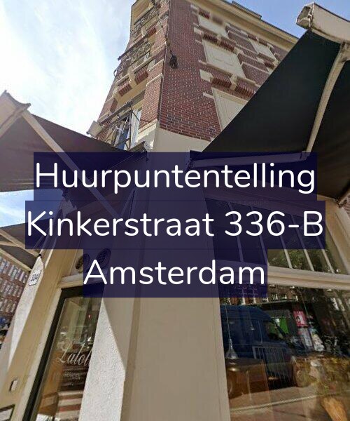Foto gevel Huurpuntentelling voor Kinkerstraat 336-B, Amsterdam