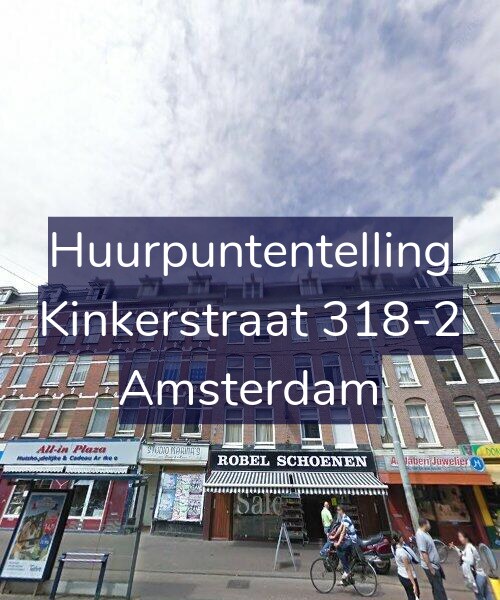 Foto gevel Huurpuntentelling voor Kinkerstraat 318-2, Amsterdam