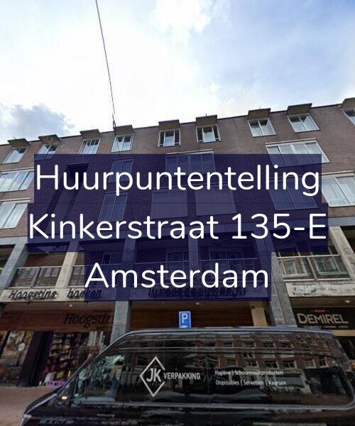 Foto gevel Huurpuntentelling voor Kinkerstraat 135-E, Amsterdam