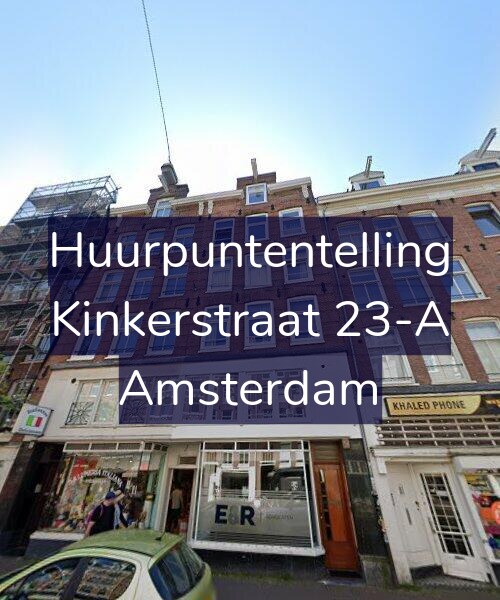 Foto gevel Huurpuntentelling voor Kinkerstraat 23-A, Amsterdam