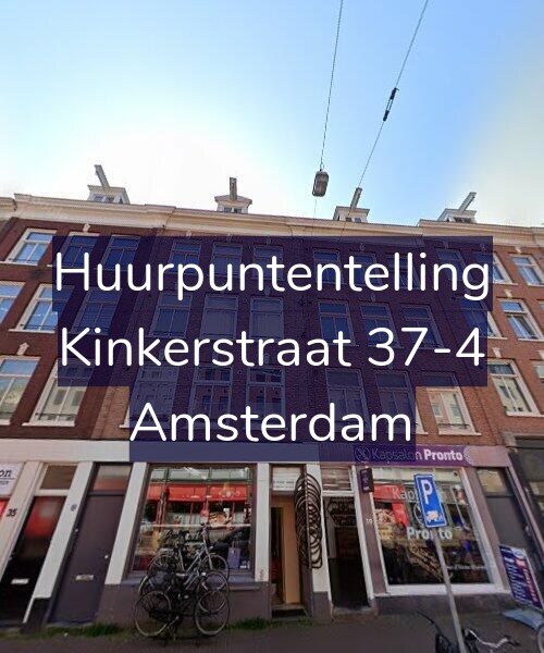 Foto gevel Huurpuntentelling voor Kinkerstraat 37-4, Amsterdam