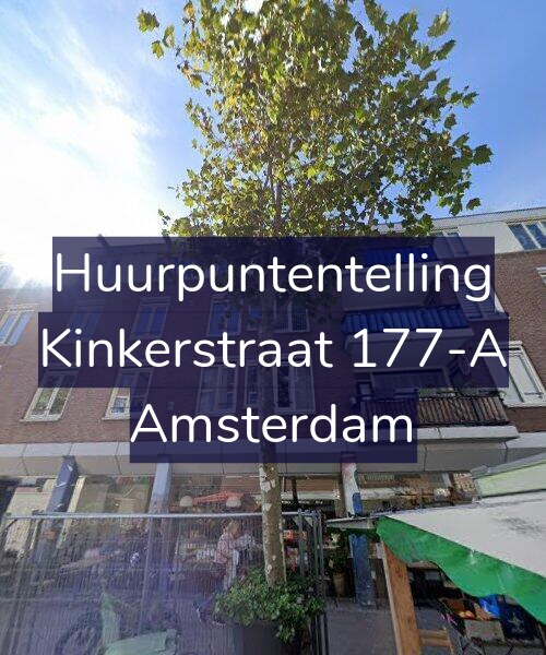 Foto gevel Huurpuntentelling voor Kinkerstraat 177-A, Amsterdam