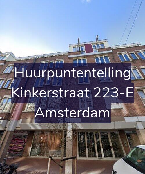Foto gevel Huurpuntentelling voor Kinkerstraat 223-E, Amsterdam