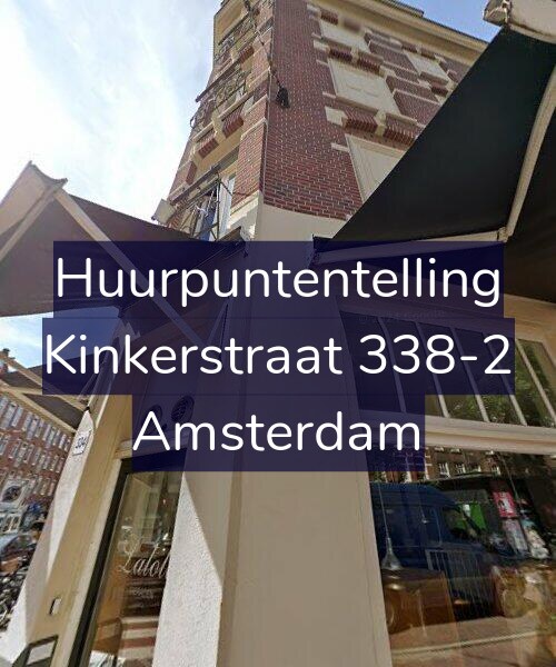 Foto gevel Huurpuntentelling voor Kinkerstraat 338-2, Amsterdam