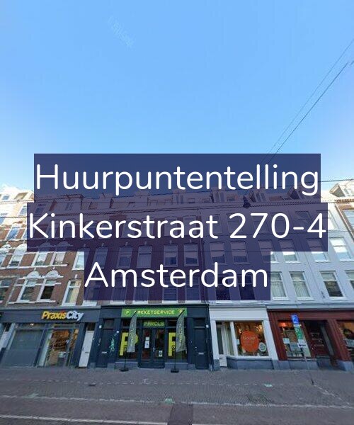 Foto gevel Huurpuntentelling voor Kinkerstraat 270-4, Amsterdam