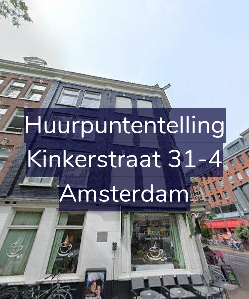 Foto gevel Huurpuntentelling voor Kinkerstraat 31-4, Amsterdam