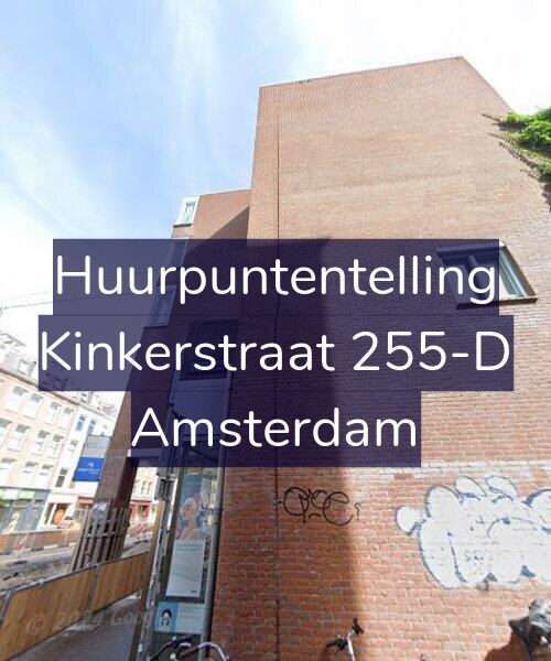 Foto gevel Huurpuntentelling voor Kinkerstraat 255-D, Amsterdam