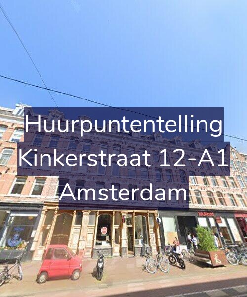 Foto gevel Huurpuntentelling voor Kinkerstraat 12-A1, Amsterdam