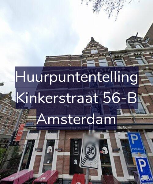 Foto gevel Huurpuntentelling voor Kinkerstraat 56-B, Amsterdam